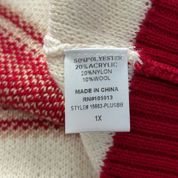 Baltic Born wool blend Griffin Fair Isle sweater - Picture 6 of 7